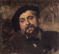 Giovanni Boldini - Portrait of the Artist Ernest-Ange Duez
